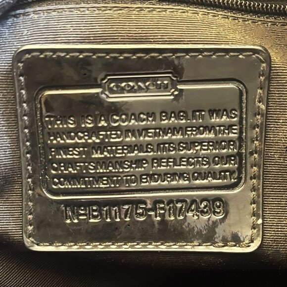 COACH Authentic Signature Jacquard Bag F17439 - Picture 3 of 15